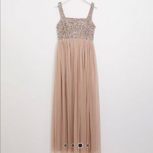 ASOS Maya Maternity Bridesmaid Dress- Blush
